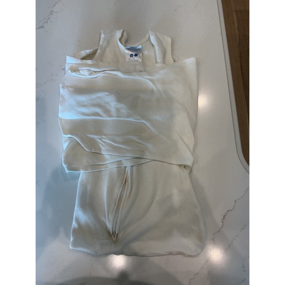 Halo Other - Halo SleepSack Swaddle Cream Off White Cotton 0-3 Months Newborn Wrap